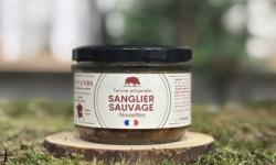 Venandi Sauvage par Nature - Terrine Sanglier Sauvage Français aux Noisettes - 12x180g