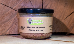 La Ferme de Labergement - Rillettes de bœuf au poivre vert  200 g