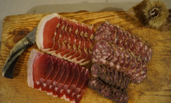 Charcuterie Mannei - Plateau de Charcuteries Fermières de Porc Noir Nustrale -Sans Nitrites-