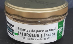Fumaison Occitane - 2 RILLETTES D'ESTURGEON FUME BIO
