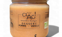 CLAC Conserverie - Dessert pomme vanille bio - 400g