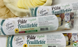 Ferme Sereine en Périgord - Pâte Feuilletée en rouleaux - VéGétale - 230 g - sans huile de Palme