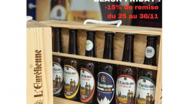 L'Eurélienne - Brasserie de Chandres - Coffret Bois 6 X 33cl