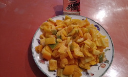 LES JARDINS DE KARINE - Poivrons oranges surgelés - 250g