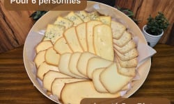 La Fermière - Plateau de Raclette pour 6 personnes – Assortiment présenté sur plateau