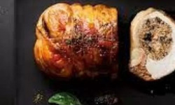 La ferme d'Enjacquet - Rôti de Chapon de Pintade farci au Foie Gras – env. 900 g