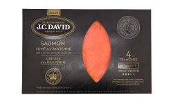 Etablissements JC David - Saumon Iles Feroe fumage SIGNATURE - 4 Tranches x 6
