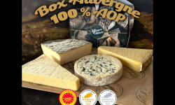 Les Affineurs des Volcans - Coffret Cadeau 4 Fromages d'Auvergne AOP