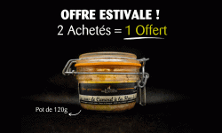 La Ferme du Luguen - Offre DLC courte - Foie Gras de Canard 120gr