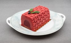 Le Jardinier Glacier - [Précommande] Bûche framboise/cassis 6-8 pers