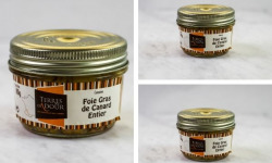 Terres d'Adour - Lot de 3 Foies Gras de Canard Entier 180g