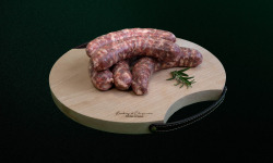 L'Atelier du Loup - SAUCISSE DE SANGLIER AU CURRY MADRAS 120 GR SV (par 5)