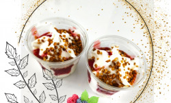 Traiteur Gourmet d'Alsace - Glace Sunday fruits rouge et éclats de noisettes 2 pers