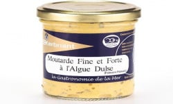 SARL Kerbriant ( Conserverie ) - Moutarde fine et forte à l'Algue Dulse - 180g