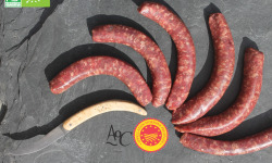 Domaine des Alliers -  Bœuf d'exception - 6 Saucisses de bœuf aux herbes, AOC Maine-Anjou, BIO – 480 g [SURGELÉ]