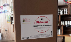 Les amandes et olives du Mont Bouquet - Huile d'olive Picholine 5 litres