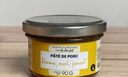 Au Bien Fait - Pâté de porc Pomme, miel, piment - 90g