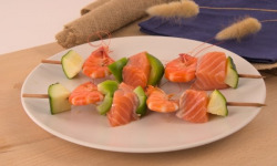 La Criée d'à Côté - [Précommande] Brochettes Saumon et Crevettes - Lot de 2