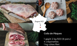 Maison BAYLE - Champions du Monde de boucherie 2016 - Colis Caissette d'agneau de Saugue (43) - 4 Kg  - Avec gigot  paques