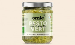 Omie - Pesto vert bio - basilic d'Île-de-France - 180 g
