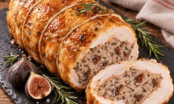La ferme d'Enjacquet - [Précommande] Réservation NOËL - Rôti de Chapon farci aux Figues et  Foie Gras