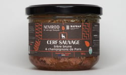 Nemrod - Terrine Cerf Bière Ambrée et Champignons de Paris - 12x180g