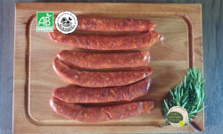 Ferme GAEC Côte Pardin - [Précommande] 12 Merguez de Bœuf Aubrac BIO - 860 g - BARBECUE