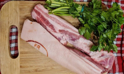 Ferme du Groin à L’Airbe - Bloc de poitrine de porc plein air 500g