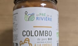 Le Pré de la Rivière - Colombo de porc bio à la créole 600g