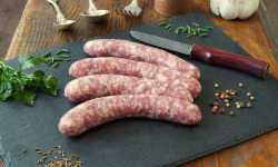 La Ferme du Chaudron - Saucisses aux poivrons Bio 500g