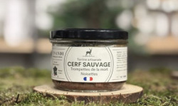 Venandi Sauvage par Nature - Terrine Cerf Sauvage Français aux Trompettes de la mort et Noisettes - 12x180g
