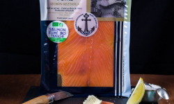 ONAKE - Le Fumoir du Pays Basque - Tranches de Saumon Bio Irlandais, Fumé au Bois De Hêtre - 2 Pers x13