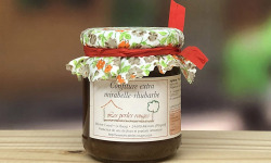 Les Perles Rouges - Confiture Extra De Mirabelle Et Rhubarbe