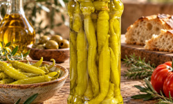 L'OLIVERAIE DU COUDON - PIMENTS VERTS AU VINAIGRE – 290 G / 314ml