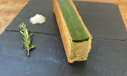 Elevage Les Blancs de l'Ouest - Mini pâté en croûte - Mousse de foie au canard, romarin - (entier : environ 20 tranches)