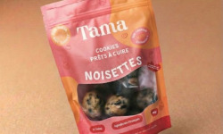 Tama - Cookies surgelés Prêts à cuire noisettes de Piémont 16 pièces (2 sachets de 8)