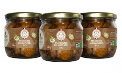 La vallée des chataigniers - Lot de 3 pots Marron naturel BIO Ardèche 240gr