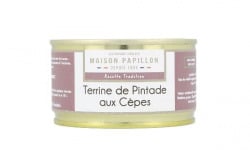 Maison PAPILLON - Artisan depuis 1955 - Terrine de Pintade aux Cèpes 130g