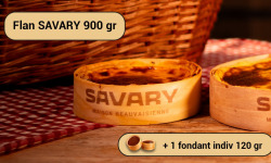 Maison Savary - Flan 900gr + Fondant indiv