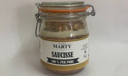 CHARCUTERIE MAISON MARTY - Saucisse 100% Pur Porc 740g