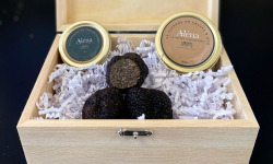ALENA la Truffe d'Aquitaine - Coffret bois autour de la truffe Aléna