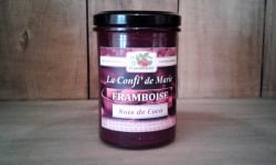 Le Domaine du Framboisier - Confiture allégée en sucre Framboise Noix de Coco 250g