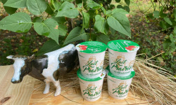 Lait Prairies du Boulonnais - Yaourt fermier brassé à la fraise x4