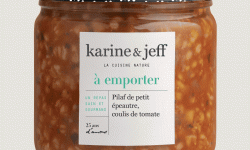 Karine & Jeff - Pilaf de petit épeautre - coulis de tomate et basilic au parmesan 340g