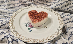 La Fermière - Fromage de chèvre Cœur au Piment d'Espelette X3