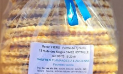 Ferme Joos - Gaufres flamandes à l'ancienne fourrées à la vanille