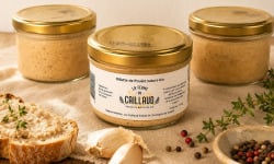 La ferme du Caillaud - Colis de 6 rillettes de poulet BIO nature – 6 × 190 g