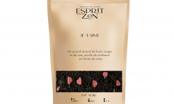 Esprit Zen - Thé Noir "Je t'Aime" - fruits rouges - vanille - caramel - Sachet 100g