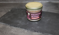 La Ferme du Louvier - Rillettes de porc à la tomate 90 g de porc élevé en plein air