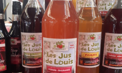 Le Domaine du Framboisier - Jus Pomme/Rhubarbe 100% Pur Jus